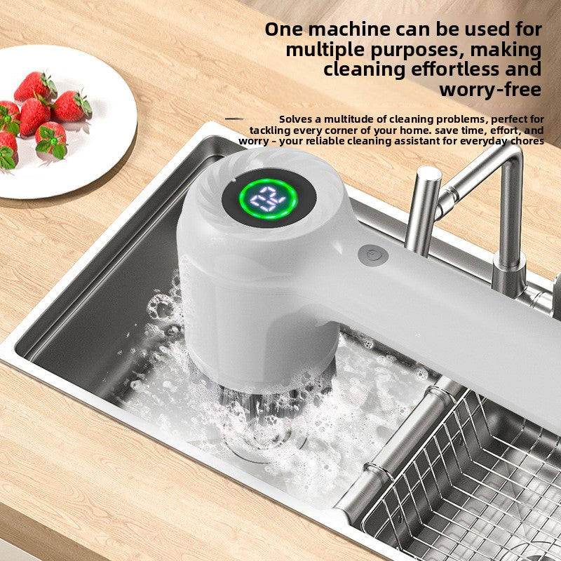Multifunctional Electric Cleaning Brush with Digital Display