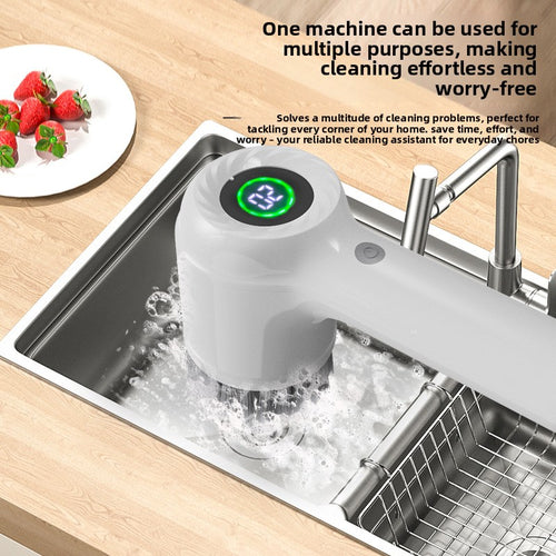 Multifunctional Electric Cleaning Brush with Digital Display