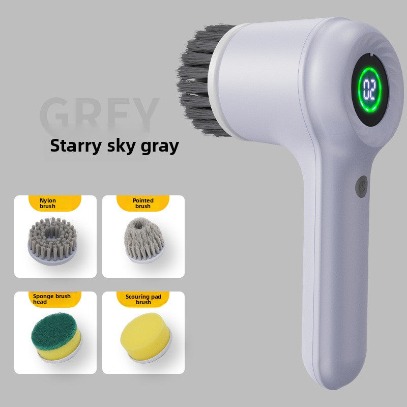 Multifunctional Electric Cleaning Brush with Digital Display